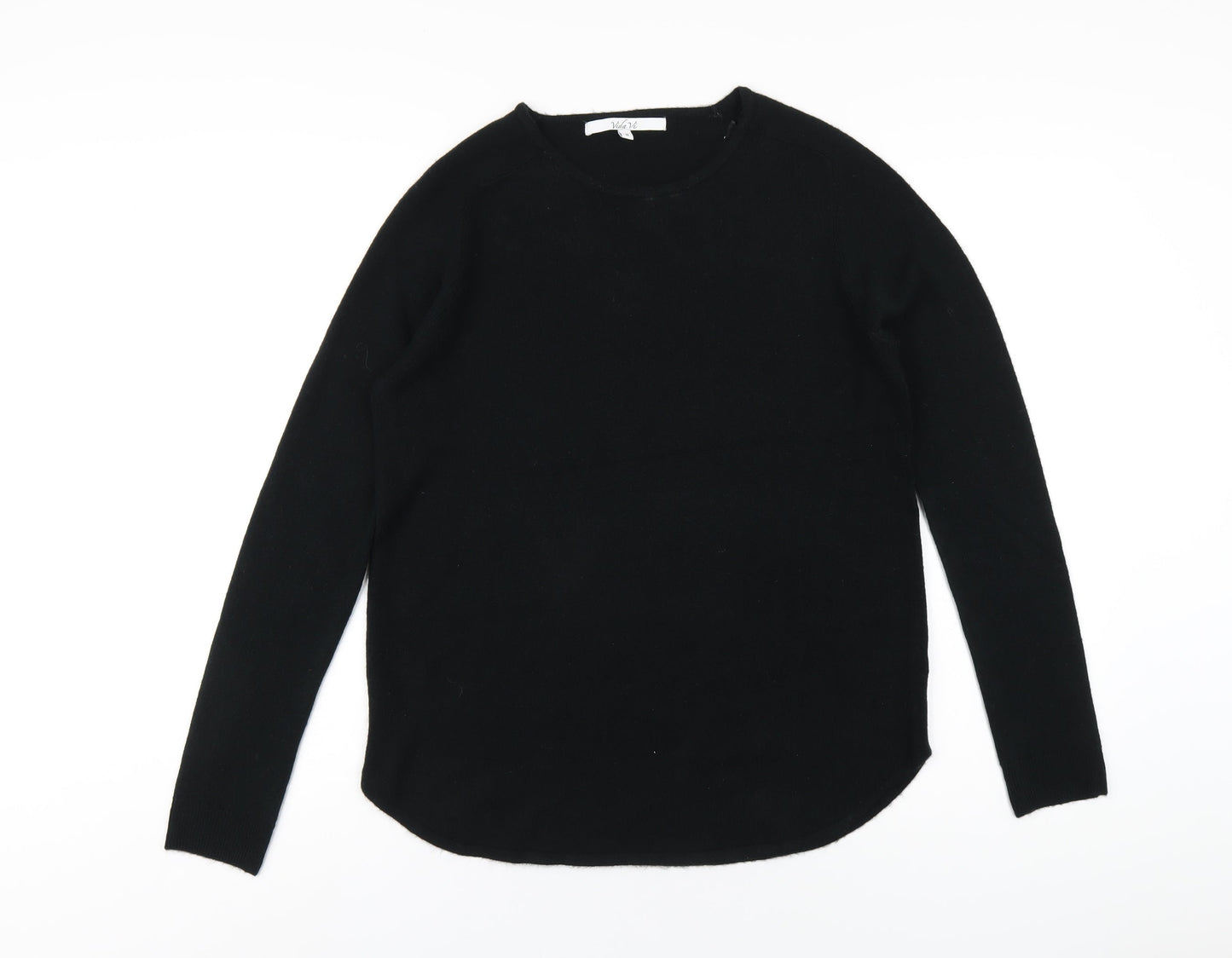 Womens UK Size M Vida Vi Black Pullover Jumper