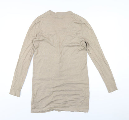 Womens UK Size S Marks and Spencer Beige Cardigan Jumper