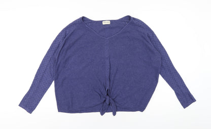 Womens UK Size 12 Marks and Spencer Blue Pullover Jumper
