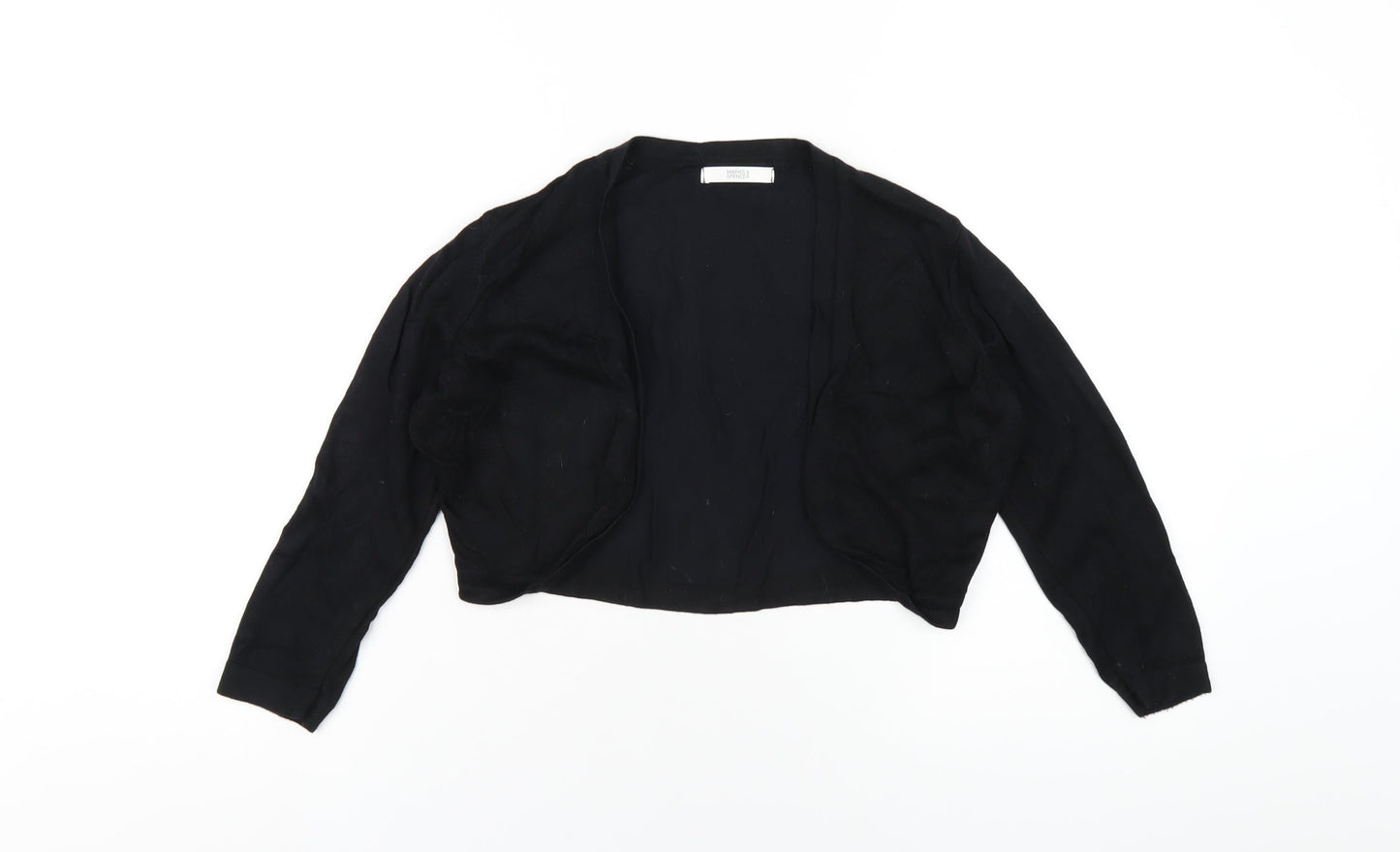 Womens UK Size 12 Marks and Spencer Black Shrug Jumper