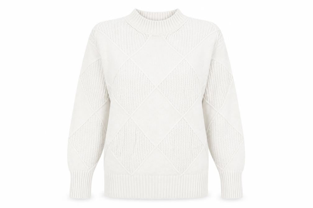 Womens UK Size XS Marks and Spencer Beige Pullover Jumper