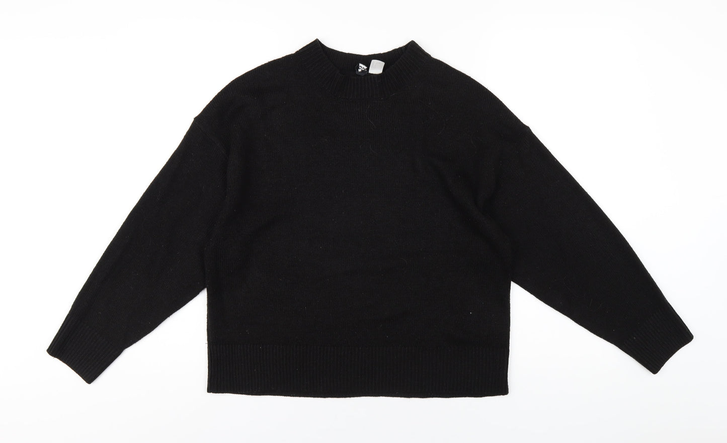 Womens UK Size S H&M Black Pullover Jumper
