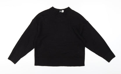 Womens UK Size S H&M Black Pullover Jumper