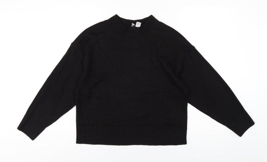 Womens UK Size S H&M Black Pullover Jumper