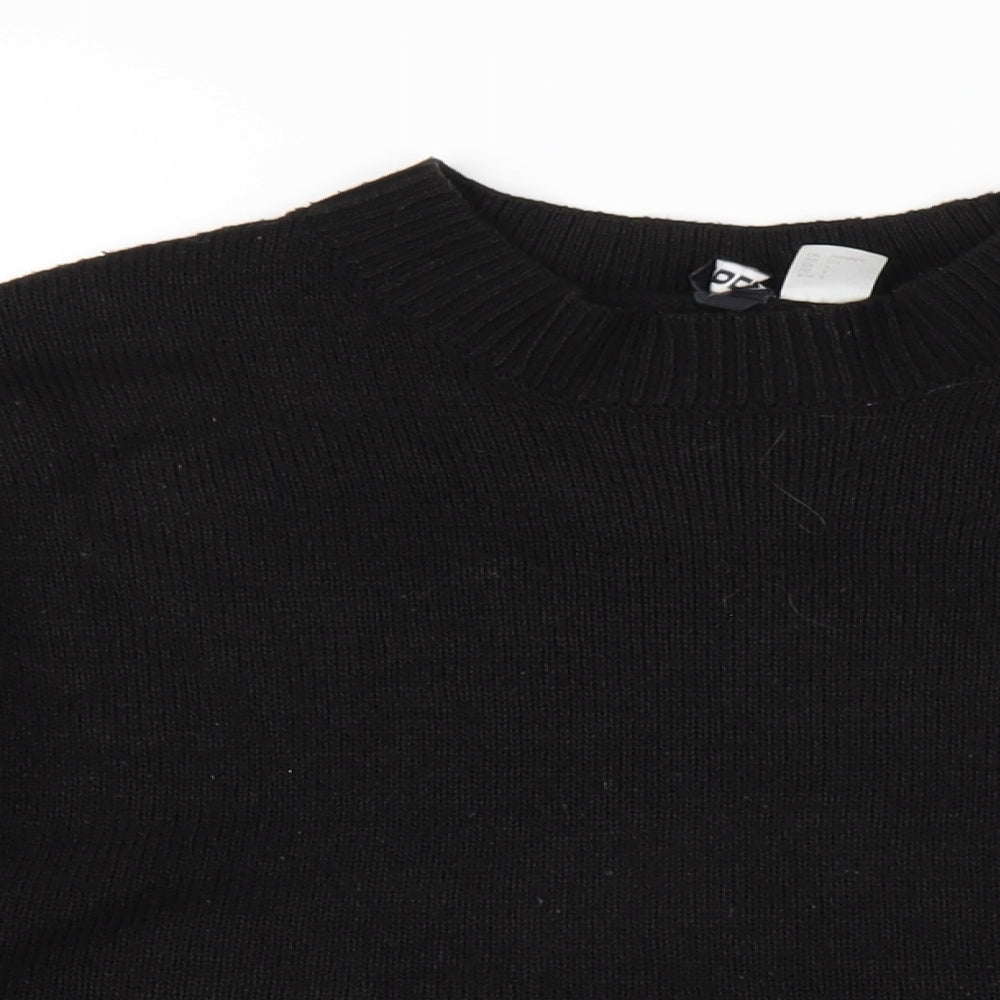 Womens UK Size S H&M Black Pullover Jumper