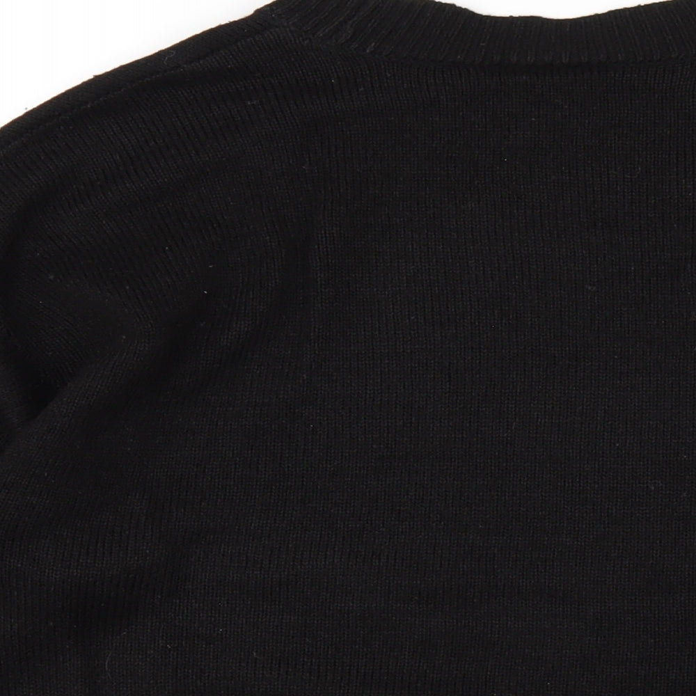 Womens UK Size S H&M Black Pullover Jumper