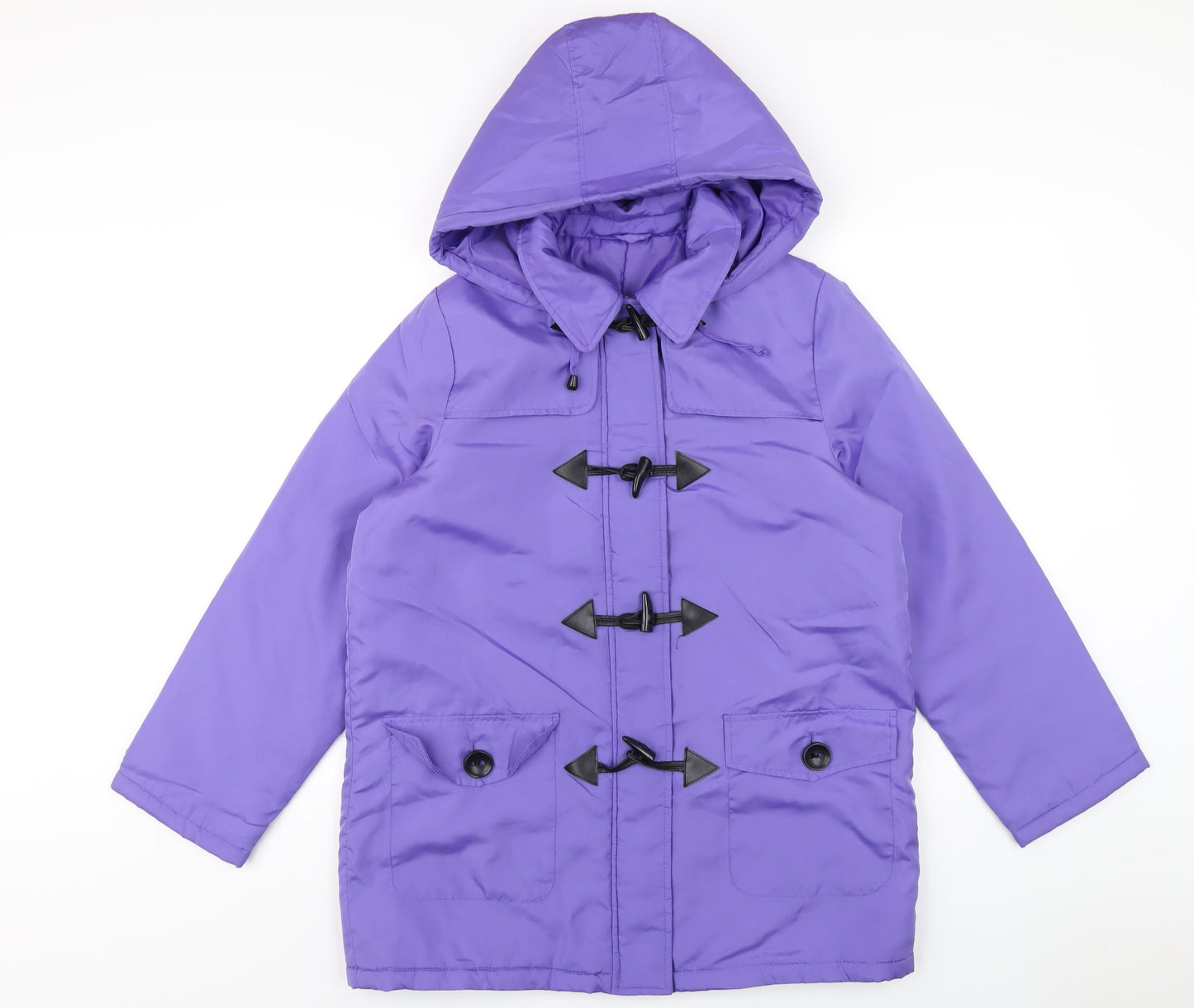 Womens UK Size 12 Being Casual Purple Rain Coat