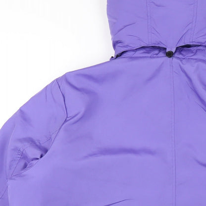 Womens UK Size 12 Being Casual Purple Rain Coat
