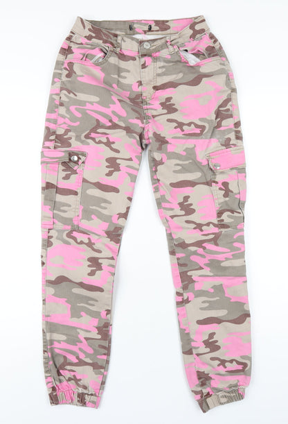 Womens UK Size 12 Selected Regular Fit Tapered Multicoloured Jeans