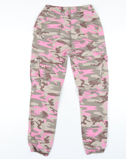 Womens UK Size 12 Selected Regular Fit Tapered Multicoloured Jeans