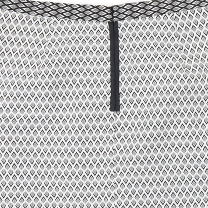 Coast Womens Grey Geometric Polyester A-Line Skirt Size 10 Zip