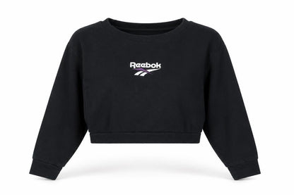 Womens UK Size XL Reebok Black Pullover Sweatshirt