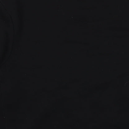 Avenue Mens Black Cotton Pullover Sweatshirt Size M