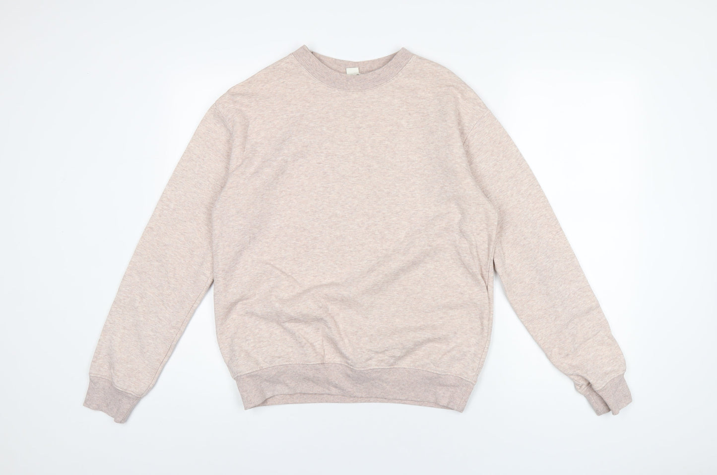 H&M Womens Pink Cotton Pullover Sweatshirt Size XS Pullover