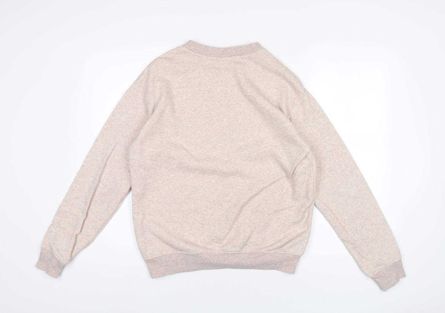 H&M Womens Pink Cotton Pullover Sweatshirt Size XS Pullover
