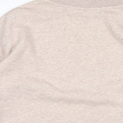 H&M Womens Pink Cotton Pullover Sweatshirt Size XS Pullover