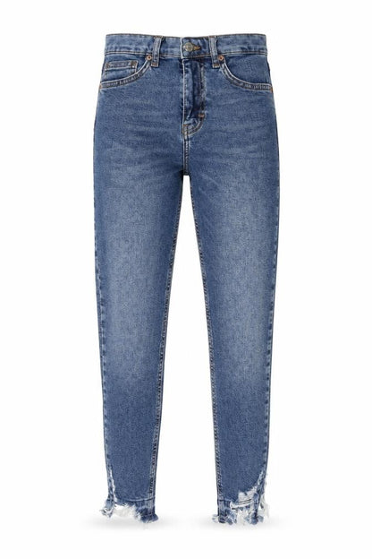 Womens UK Size 28 in Topshop Regular Fit Skinny Blue Jeans