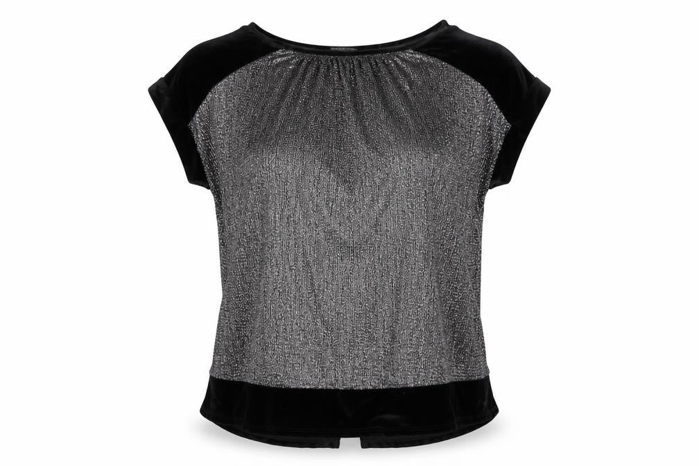 Womens UK Size S Oasis Black Basic Blouse