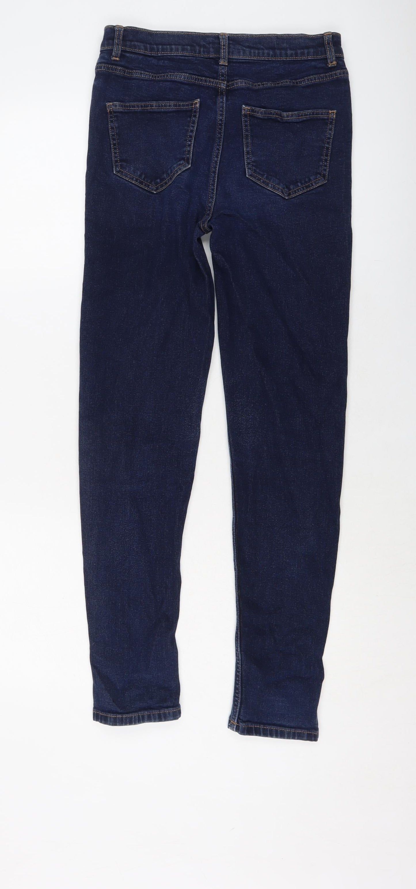 Womens UK Size 8 Marks and Spencer Regular Fit Skinny Blue Jeans