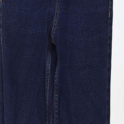 Womens UK Size 8 Marks and Spencer Regular Fit Skinny Blue Jeans