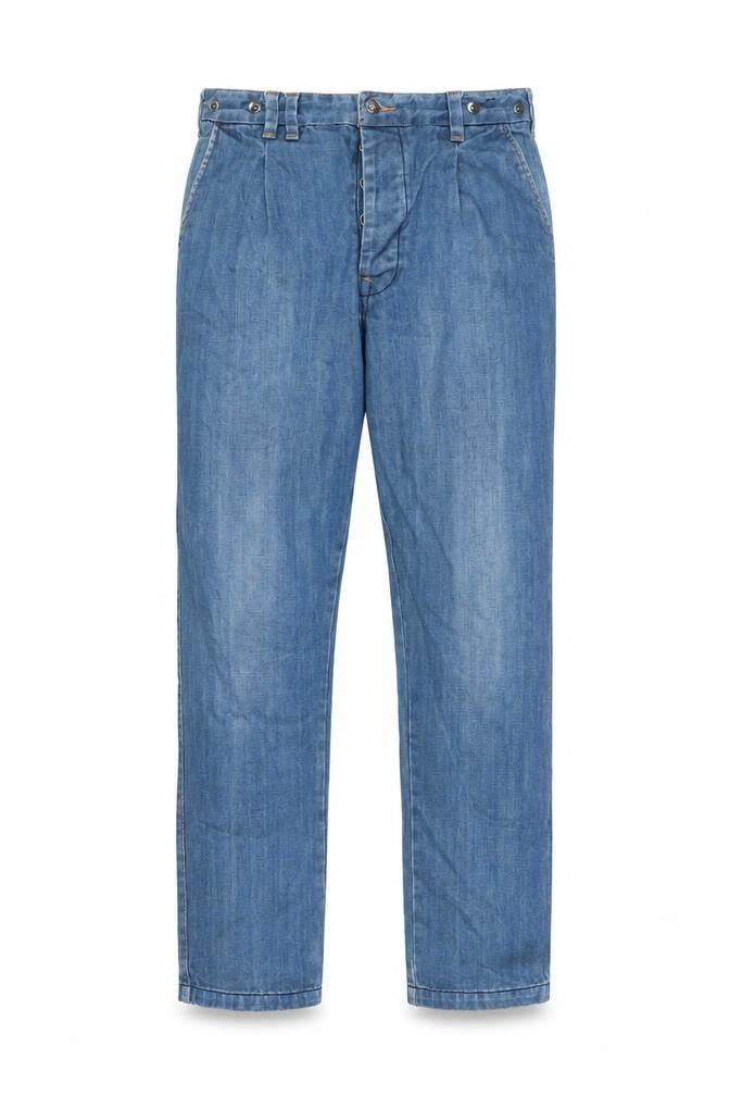 Mens UK Size 32 in Topman Regular Fit Straight Blue Jeans
