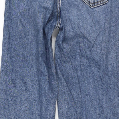 BDG Womens Blue Cotton Mom Jeans Size 24 in L29 in Regular Button