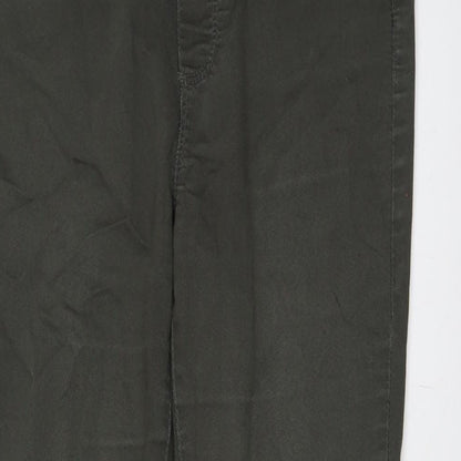 Dorothy Perkins Womens Green Cotton Jegging Jeans Size 10 L28 in Regular