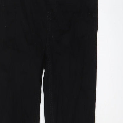 New Look Womens Black Cotton Jegging Jeans Size 6 L25 in Regular