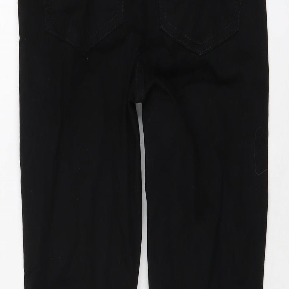 New Look Womens Black Cotton Jegging Jeans Size 6 L25 in Regular