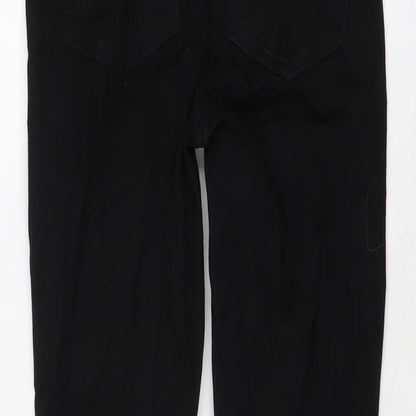New Look Womens Black Cotton Jegging Jeans Size 6 L25 in Regular