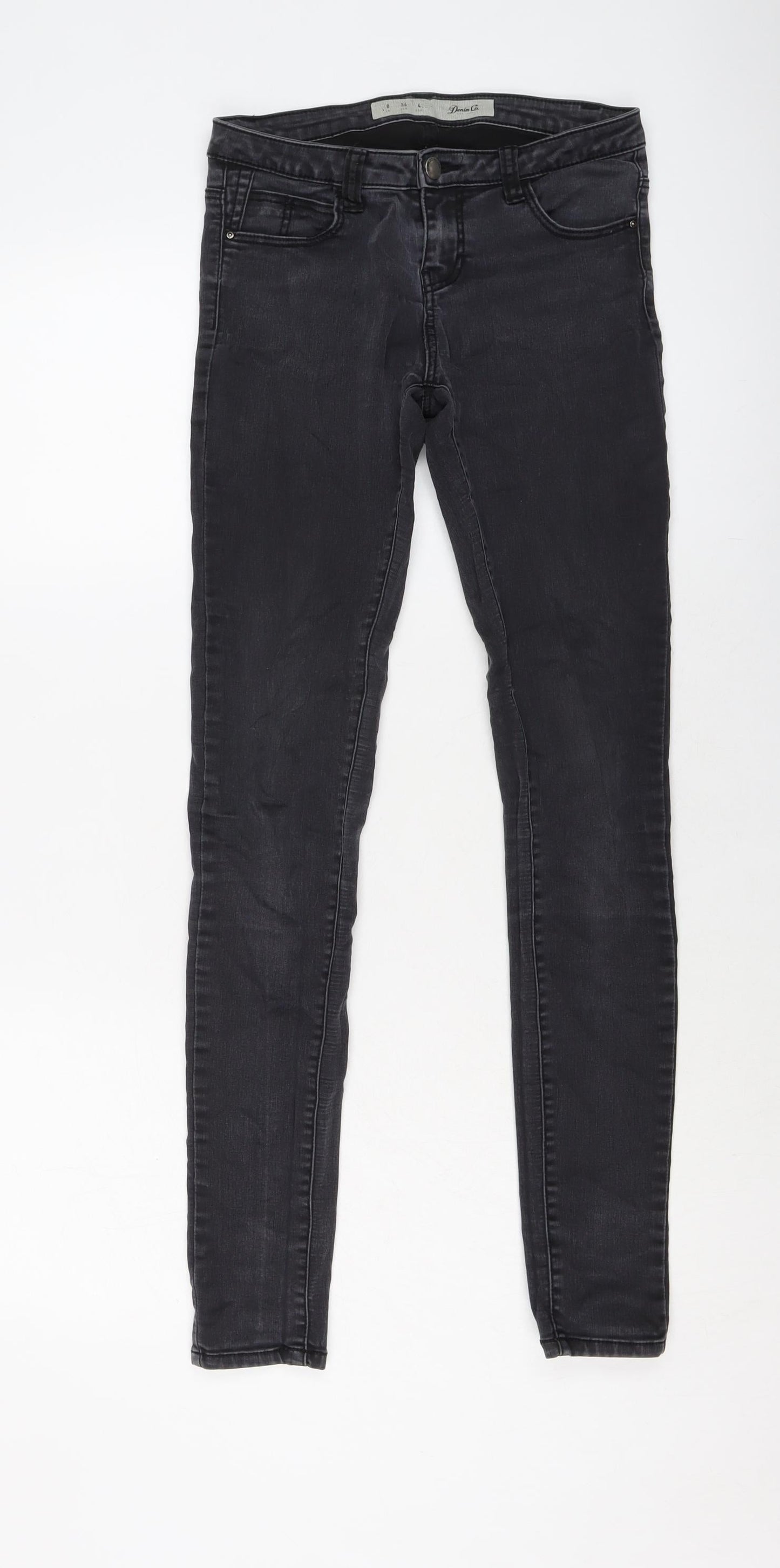 Denim & Co. Womens Green Cotton Jegging Jeans Size 8 L30 in Regular Button