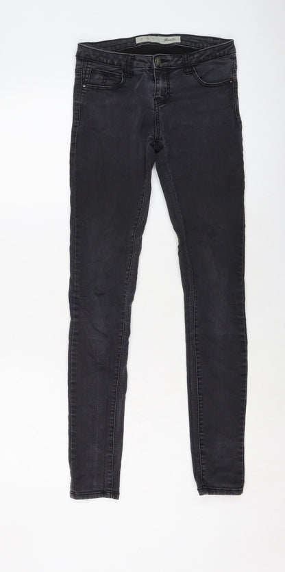 Denim & Co. Womens Green Cotton Jegging Jeans Size 8 L30 in Regular Button