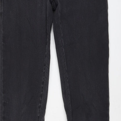 Denim & Co. Womens Green Cotton Jegging Jeans Size 8 L30 in Regular Button