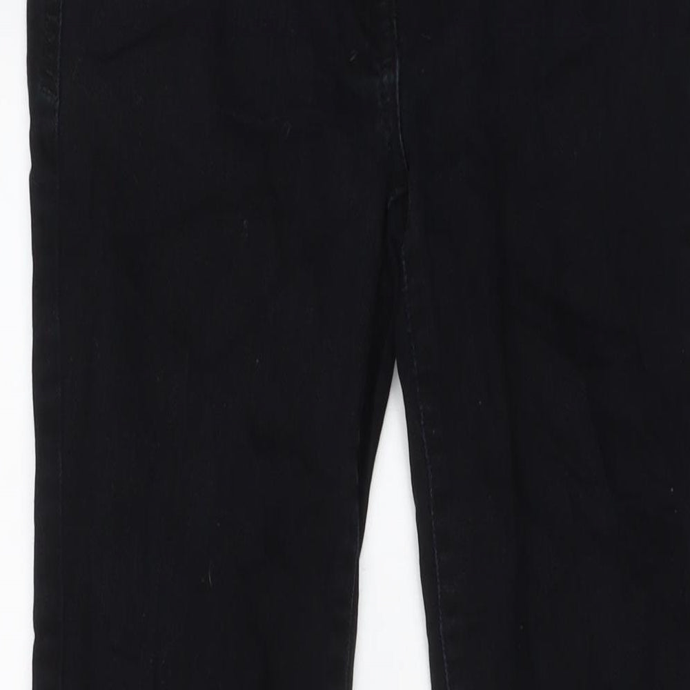 NEXT Womens Blue Cotton Skinny Jeans Size 10 L29 in Regular Button