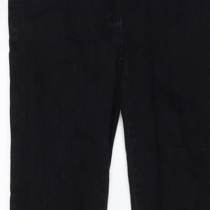 NEXT Womens Blue Cotton Skinny Jeans Size 10 L29 in Regular Button