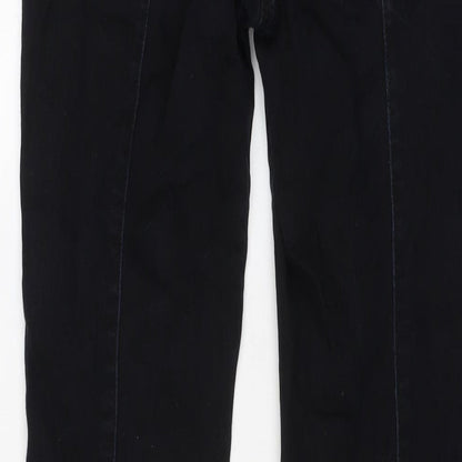 NEXT Womens Blue Cotton Skinny Jeans Size 10 L29 in Regular Button