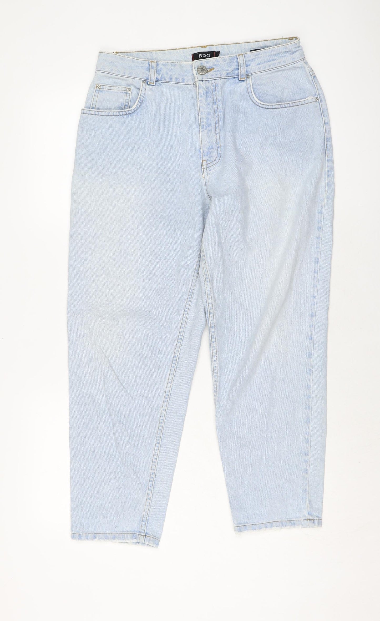 BDG Womens Blue Cotton Mom Jeans Size 29 in L25 in Regular Button