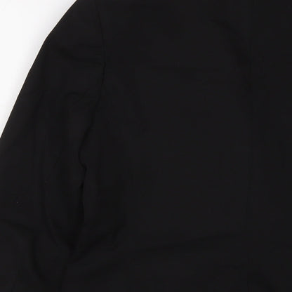 NEXT Womens Black Polyester Jacket Suit Jacket Size 10