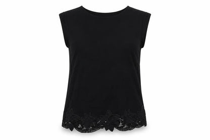 Womens UK Size 8 Oasis Black Basic Blouse