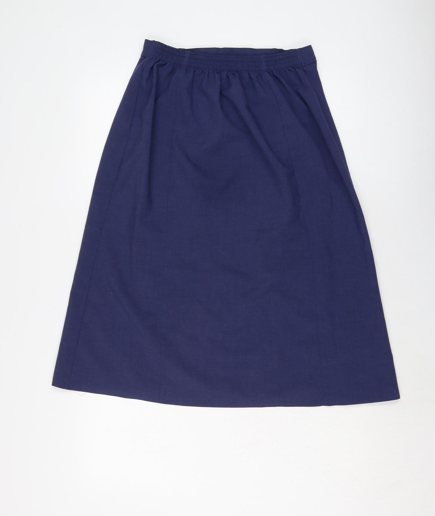 Berkertex Womens Black Polyester A-Line Skirt Size 14