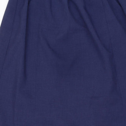 Berkertex Womens Black Polyester A-Line Skirt Size 14