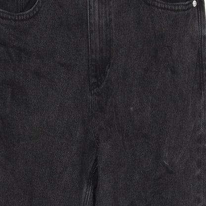 ASOS Mens Black Cotton Tapered Jeans Size 32 in L27 in Regular Zip