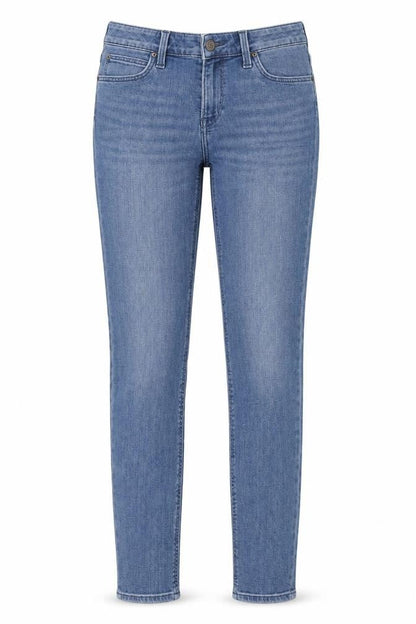 Womens UK Size 28 in Lee Regular Fit Skinny Blue Jeans