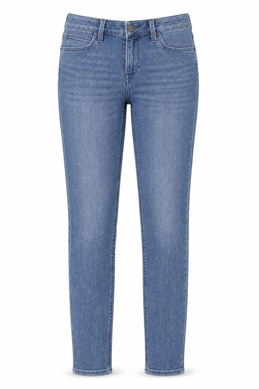 Womens UK Size 28 in Lee Regular Fit Skinny Blue Jeans
