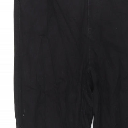 Denim & Co. Womens Black Cotton Jegging Jeans Size 16 L30 in Regular