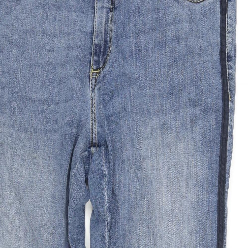 b.young Womens Blue Cotton Skinny Jeans Size 34 in L28 in Regular Zip - Taped Sides