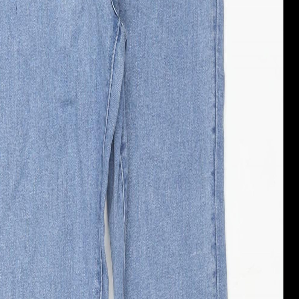 Womens UK Size 8 Toxik3 Regular Fit Skinny Blue Jeans