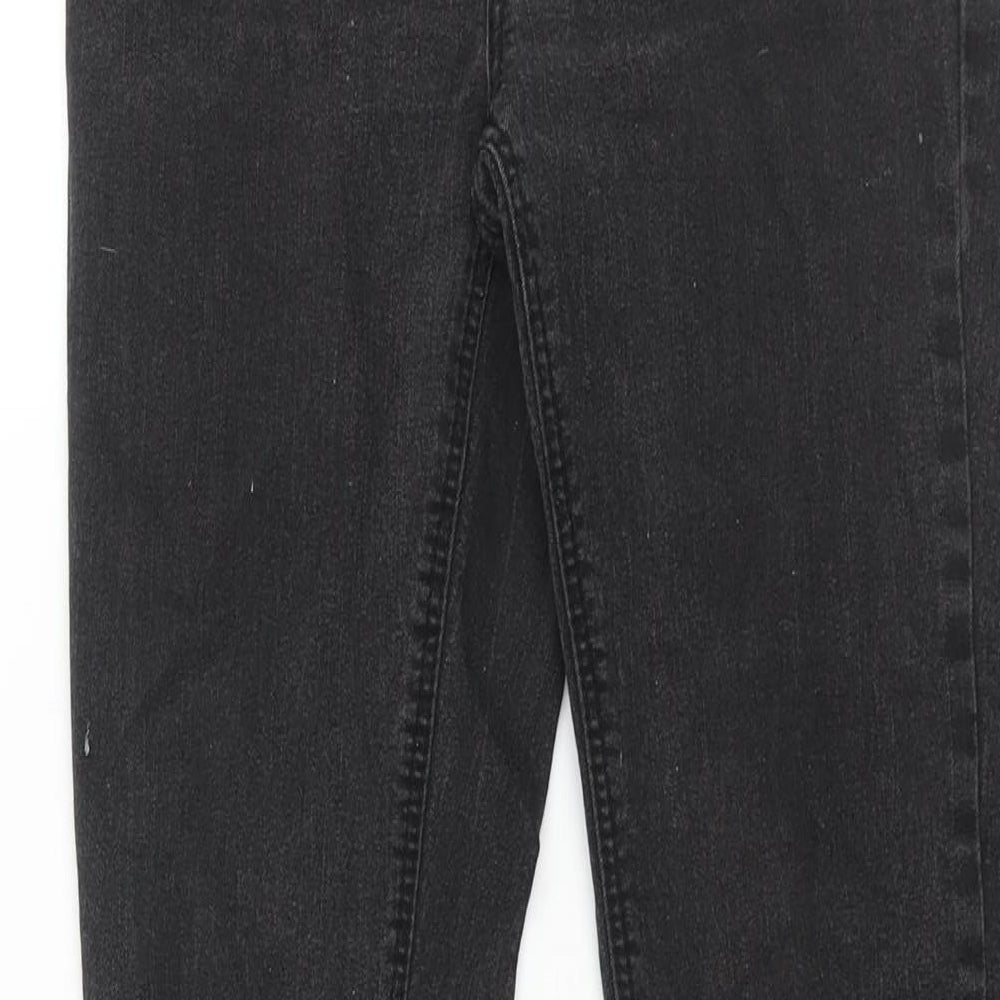 Denim & Co. Womens Black Cotton Skinny Jeans Size 10 L31 in Regular Zip