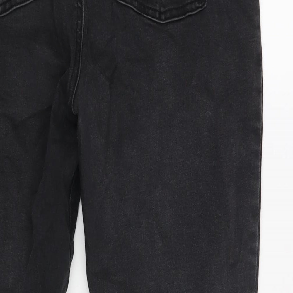 Denim & Co. Womens Black Cotton Skinny Jeans Size 16 L27 in Regular Zip