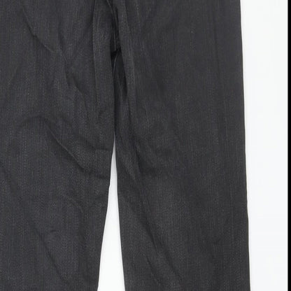 Topshop Womens Black Cotton Skinny Jeans Size 30 L34 in Regular Zip